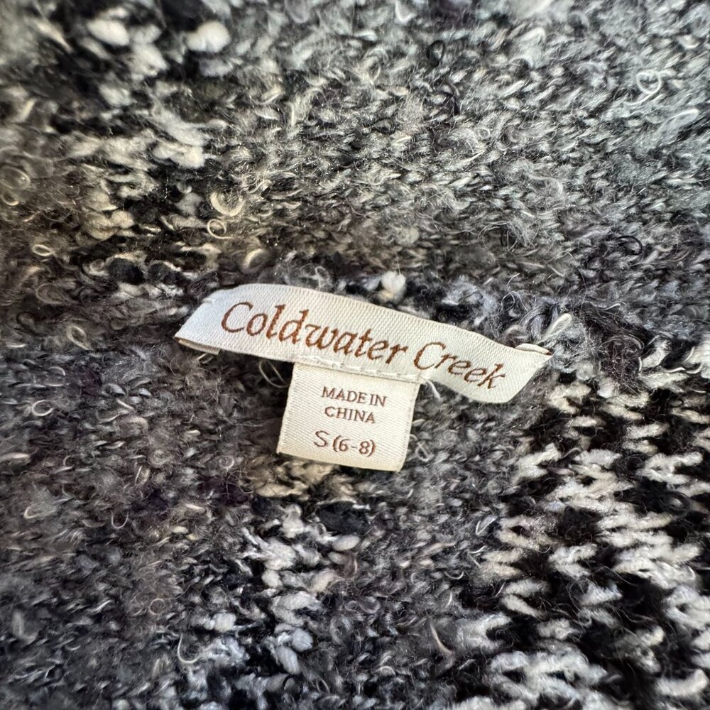 Coldwater Creek Long Cardigan Sweater Women S Shawl Collar Waterfall Chunky Knit - Picture 5 of 7